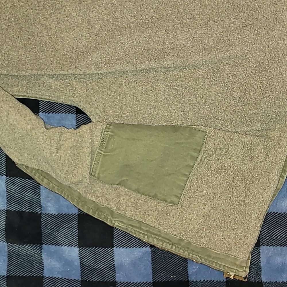 Vintage. Carhartt. USA Components. Zip Vest. Fleece-lined. Men's size LT - Picture 12 of 16